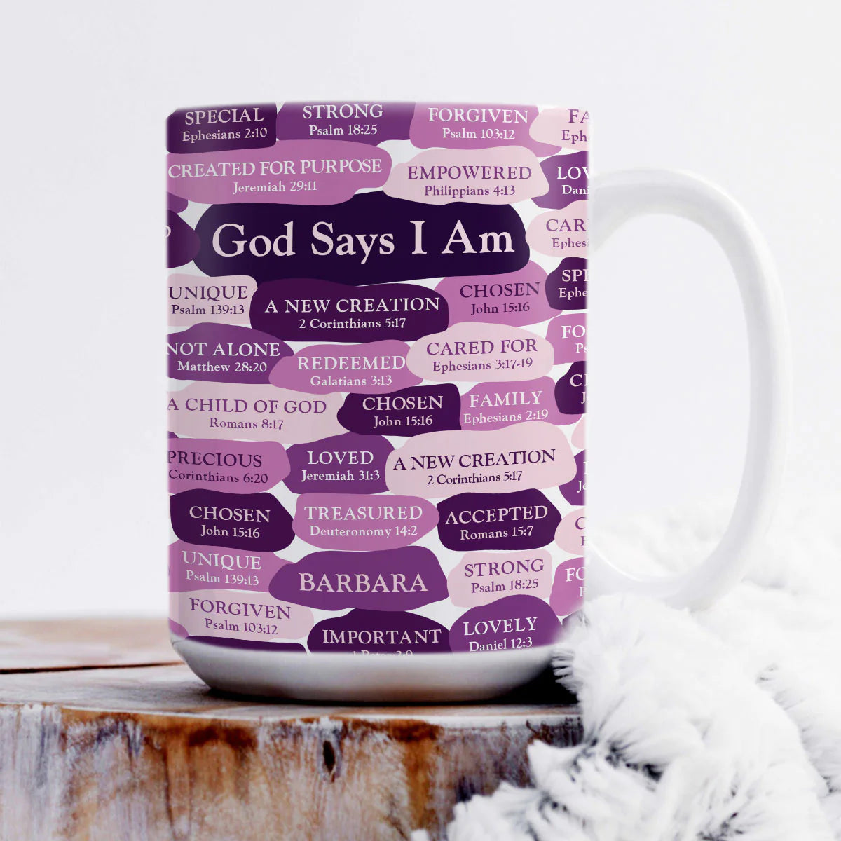 Christianartbag Drinkware, God Says I AM, Personalized Mug, Tumbler, Personalized Gift. - Christian Art Bag