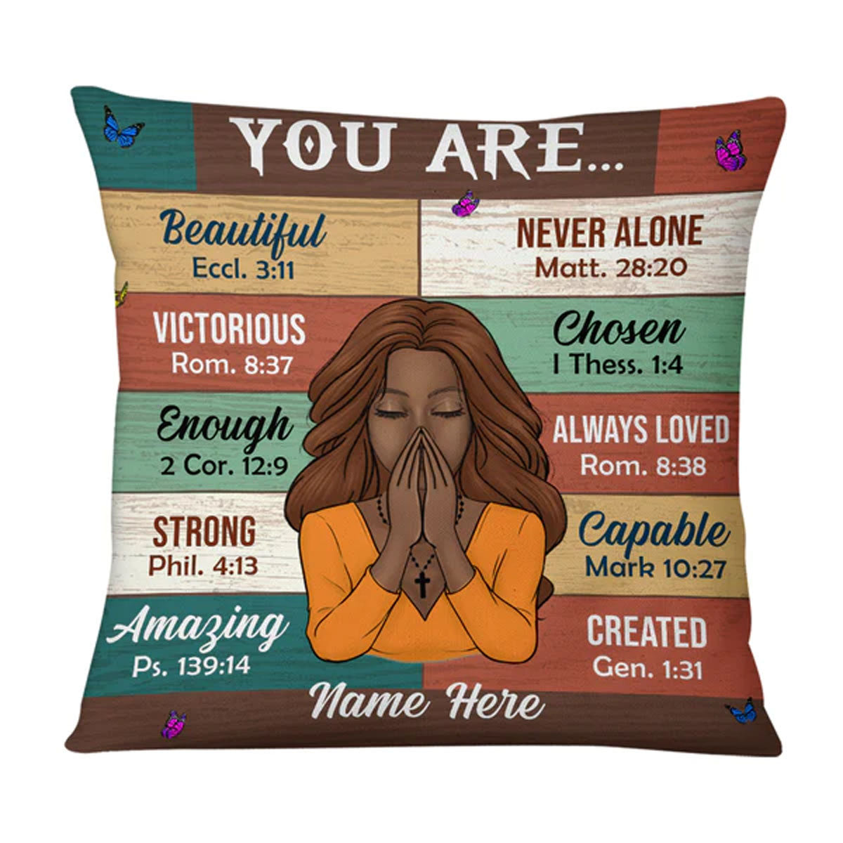 Christianartbag Pillow, You Are Pillow, Personalized Throw Pillow, Christian Gift, Christian Pillow, Christmas Gift, CABPL03100923. - Christian Art Bag