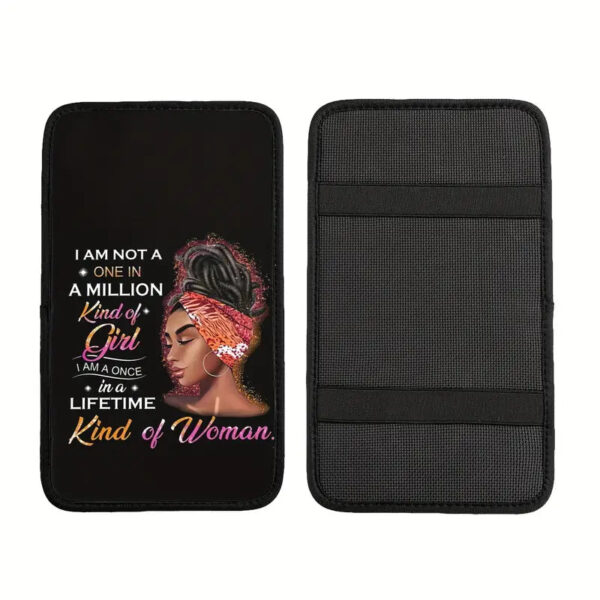 Christianartbag Armrest Accessories Car, African American Girl Car Armrest Cover Auto Center Console Armrest Pad, CAB05260923. - Christian Art Bag