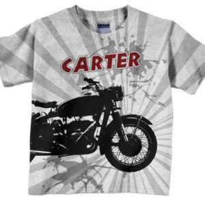 HPSP Shirt, Custom Birthday Shirt, Boys Motorcycle Shirt, Personalized 3D T-Shirt, Childrens Clothing. - Christian Art Bag