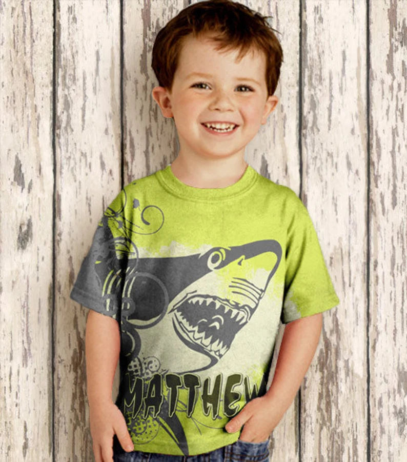 HPSP Shirt, Custom Birthday Shirt, Personalized Animal Shirt, Personalized Circus Elephant, Lion, Shark Alligator Elephant Grasshopper Shirt, Boys Bug Birthday T-Shirt, Top - Christian Art Bag