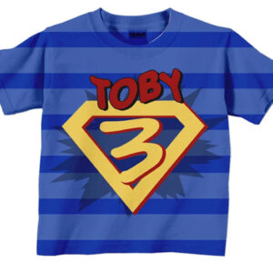 HPSP Shirt, Custom Birthday Shirt, Personalized Superhero Shirt, Boys Super Hero Birthday T-Shirt, Costume with Cape. - Christian Art Bag