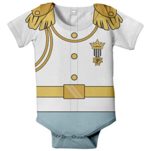 Prince Charming Baby Bodysuit, Personalized Prince Charming Birthday Outfit, White Jacket Prince Baby Outfit, Baby Prince Charming Shirt - Christian Art Bag